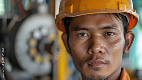 Close-up portrait of a youn...