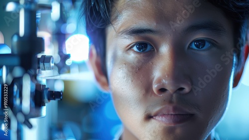 Close-up portrait of a youn...