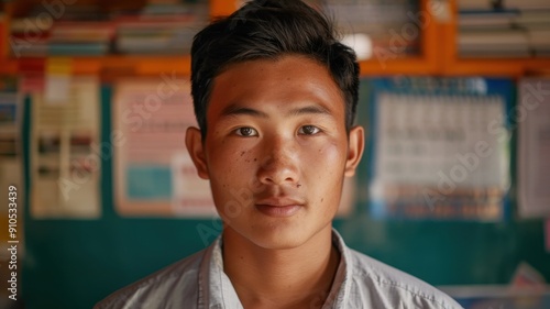 Close-up portrait of a youn...