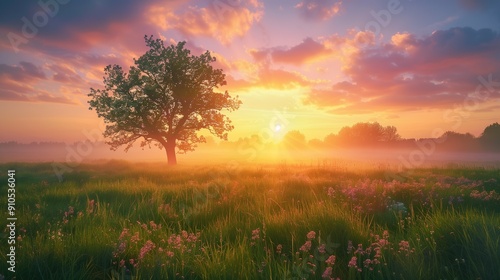 Free good morning scene wallpaper background photo