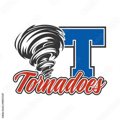 Tornadoes Illustration Clip Art Design Shape. Mascot Silhouette Icon Vector.