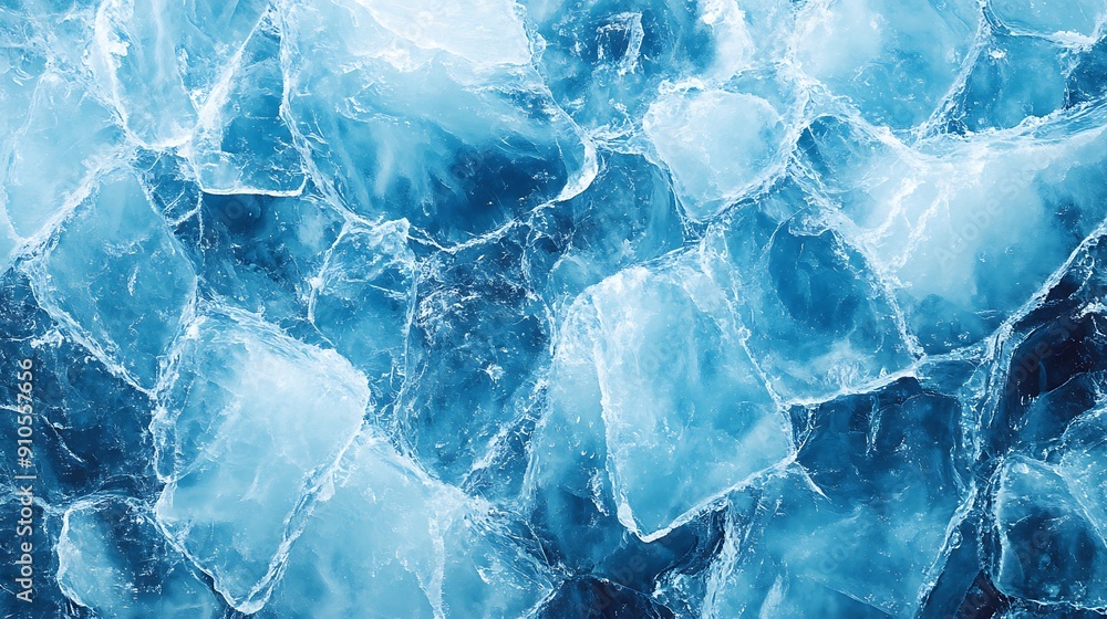 Beautiful winter natural blue ice texture of surface of frozen. Nature abstract pattern of white cracks. Winter seasonal background, mock up, flat lay, ice texture background, ice banner Beautiful winter natural blue ice texture of surface of frozen. Nature abstract pattern of white cracks. Winter seasonal background, mock up, flat lay, ice texture background, ice banner