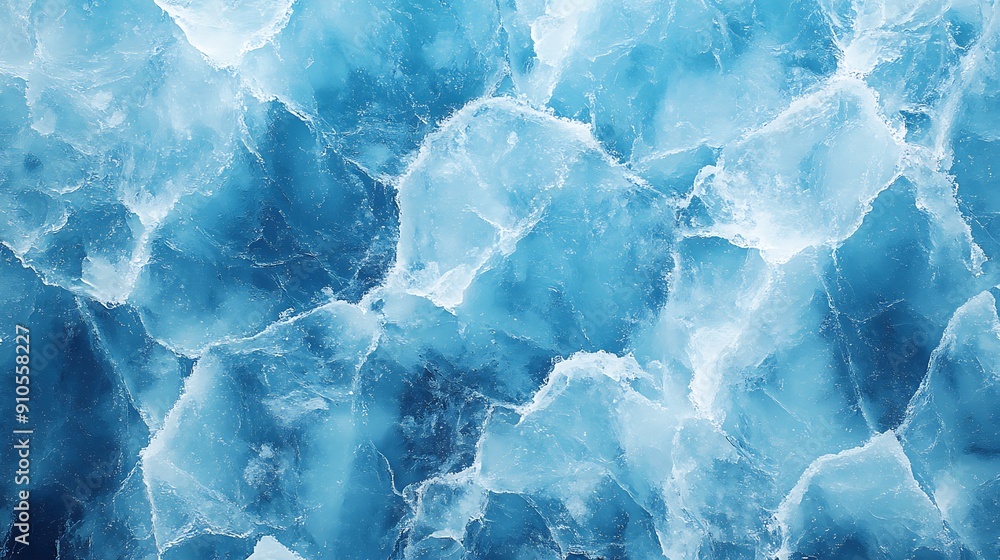 Beautiful winter natural blue ice texture of surface of frozen. Nature abstract pattern of white cracks. Winter seasonal background, mock up, flat lay, ice texture background, ice banner Beautiful winter natural blue ice texture of surface of frozen. Nature abstract pattern of white cracks. Winter seasonal background, mock up, flat lay, ice texture background, ice banner