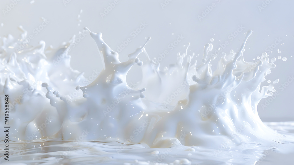 Milk Splash Foam in High Resolution UHD Image Milk Splash Foam in High Resolution UHD Image