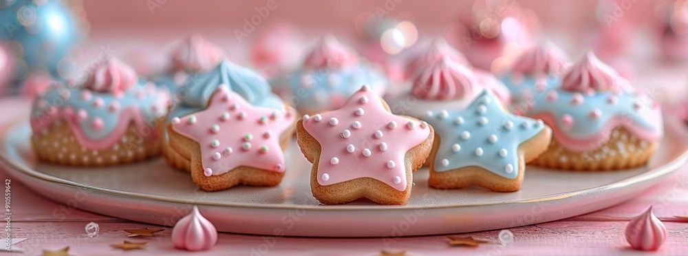 Festive Star-Shaped Cookies Festive Star-Shaped Cookies