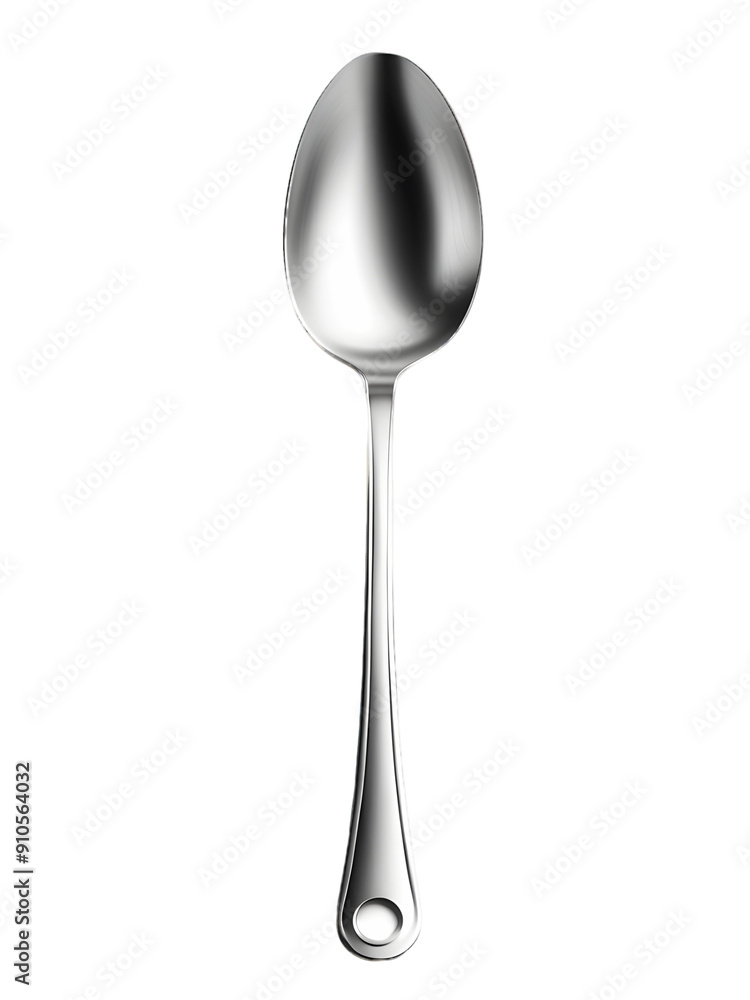 Metal Spoon isolated on transparent background Metal Spoon isolated on transparent background
