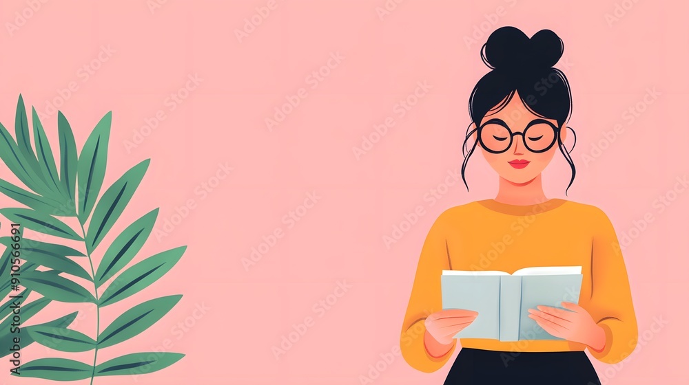 Mindful Budgeting and Planned Purchases Concept with Copy Space for Text in Flat Design Illustration Mindful Budgeting and Planned Purchases Concept with Copy Space for Text in Flat Design Illustration