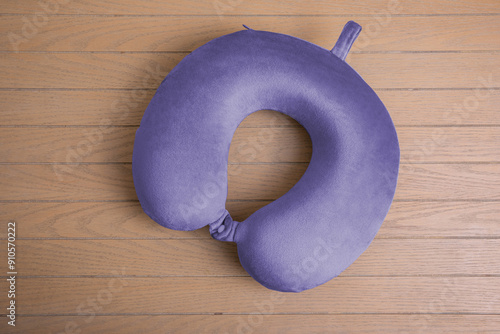 fluffy fabric travel neck pillow