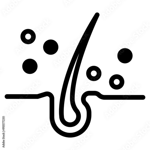 Skin acne icon