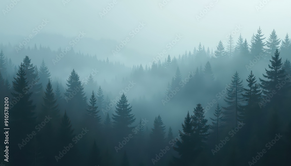 Misty Forest. Misty Forest.