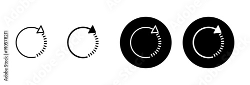 Refresh icon vector isolated on white background. Reload icon vector. Update icon. convert icon