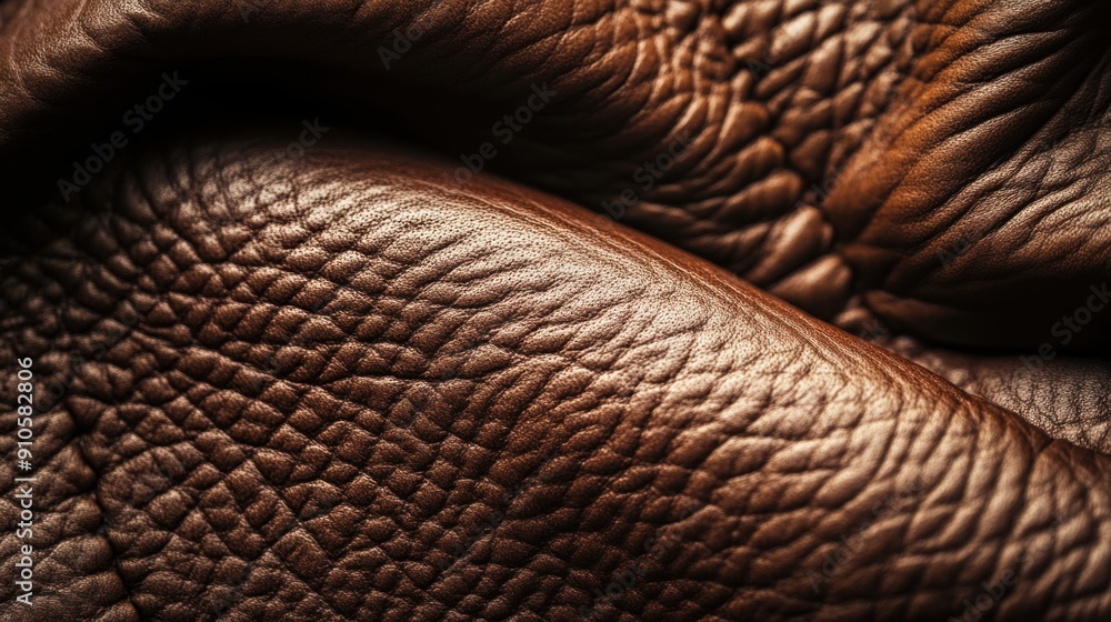 Luxurious Rich Brown Leather Texture with Natural Grain Patterns - High-Quality and Durable Material for Design Projects Luxurious Rich Brown Leather Texture with Natural Grain Patterns - High-Quality and Durable Material for Design Projects