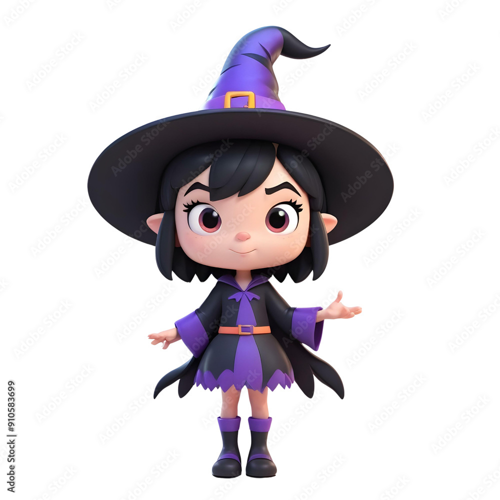 a cartoon character with a witch hat and a witch hat. a cartoon character with a witch hat and a witch hat.