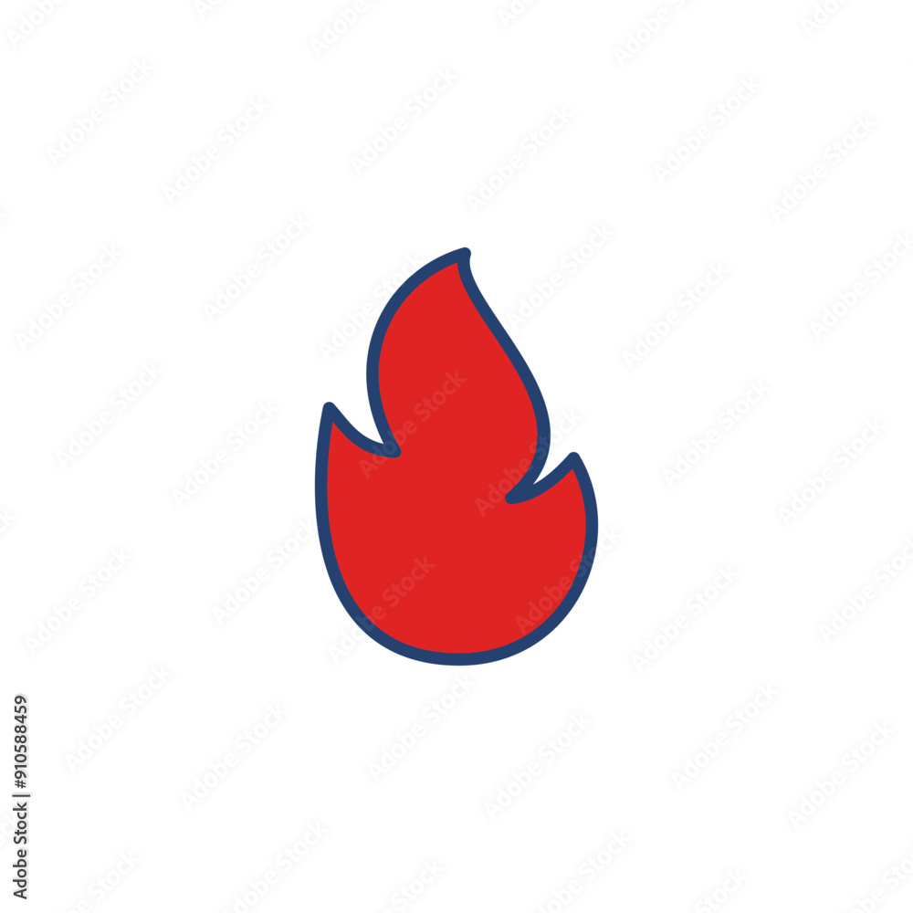 Fire icon vector. fire vector icon Fire icon vector. fire vector icon