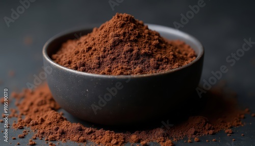 Cocoa Powder in a Bowl.