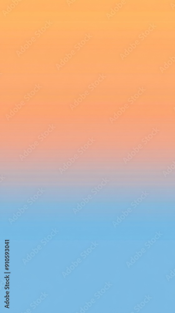 Fototapeta premium Vertical Coral and Cyan Split Gradient
