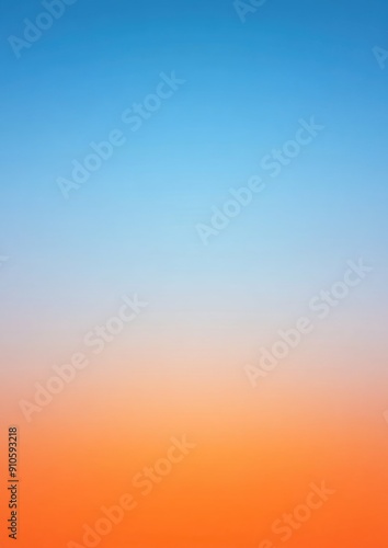 Soft gradient blue orange colors transitions white background