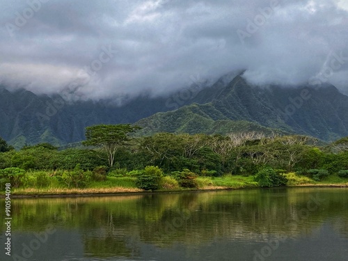 Cloudy afternoon in Oahu