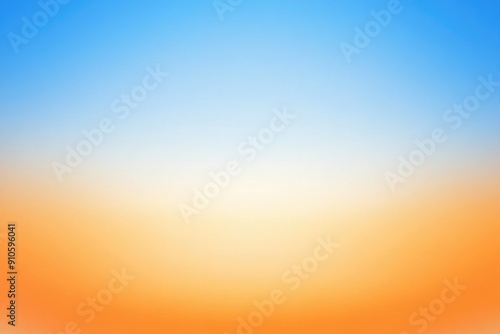 Soft gradient blue orange colors transitions white background