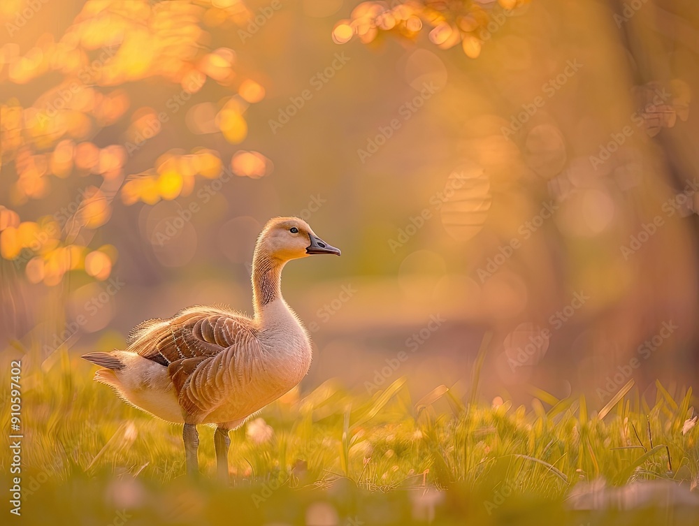 goose isolated on cute background goose isolated on cute background