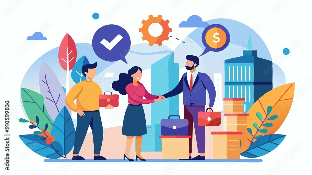 This image reflects the changing landscape of deal-making. Negotiations are becoming more collaborative, with a focus on building long-term relationships and mutually beneficial outcomes. This image reflects the changing landscape of deal-making. Negotiations are becoming more collaborative, with a focus on building long-term relationships and mutually beneficial outcomes.
