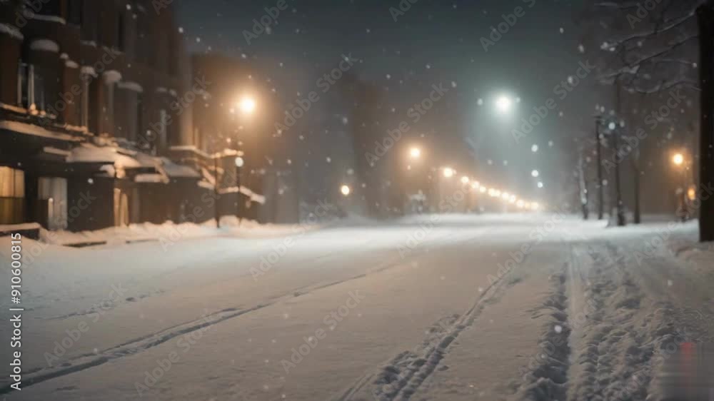 snow traffic in the city snow traffic in the city