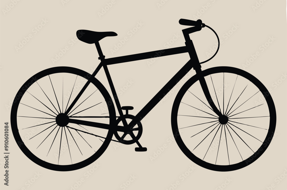 bicycle silhouette vector illustration bicycle silhouette vector illustration