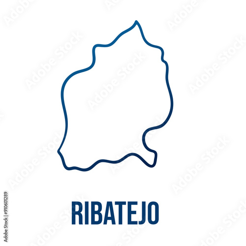Ribatejo former province of Portugal smooth map