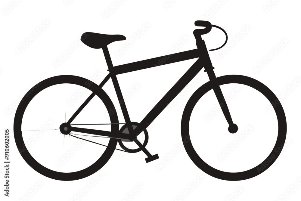 bicycle silhouette vector illustration bicycle silhouette vector illustration