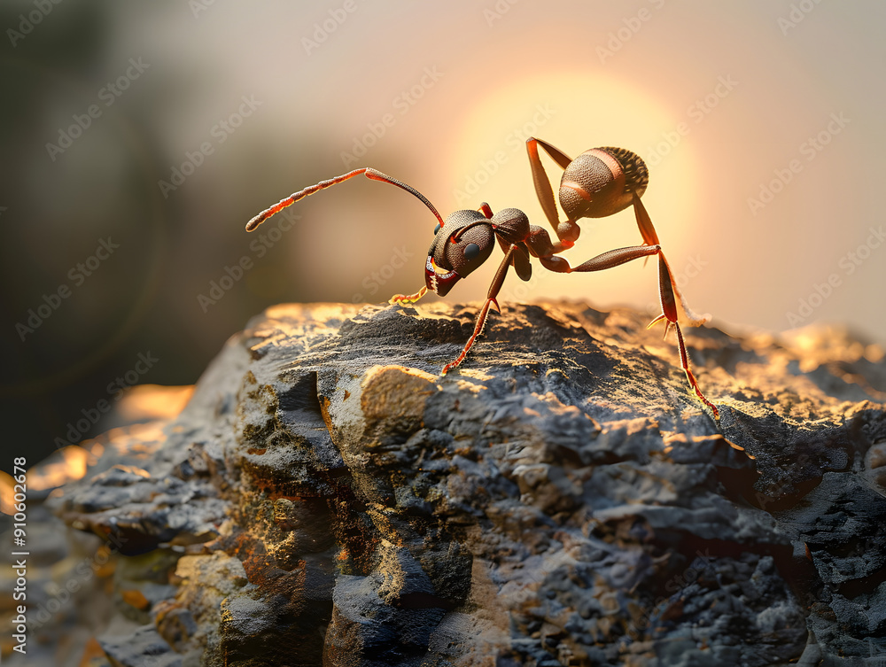 Statue of Labour, 150 million years of ants civilization Statue of Labour, 150 million years of ants civilization