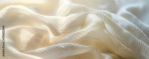 Soft bamboo fabric, clothing details, selective focus, comfort and durability, futuristic, Manipulation, fashion boutique photo