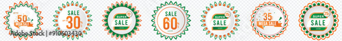 indian independence day sale, Banner, Colorful promotional sale badges with, india independence day sale, Big Sale, Shop, 15th August, Independence Day Sale, india, offer, Indian, Discounts,