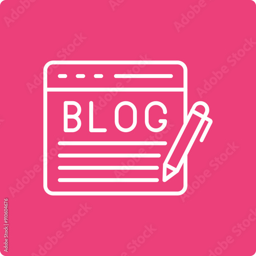 Blogging Icon