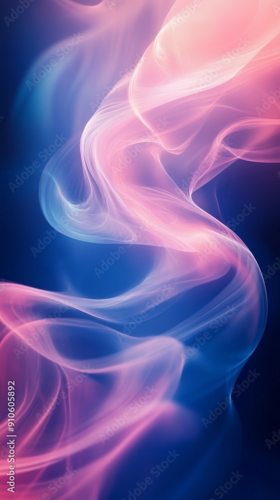 Abstract pink and blue light waves background Abstract pink and blue light waves background