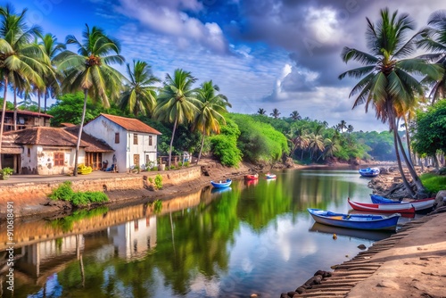 boats on the river