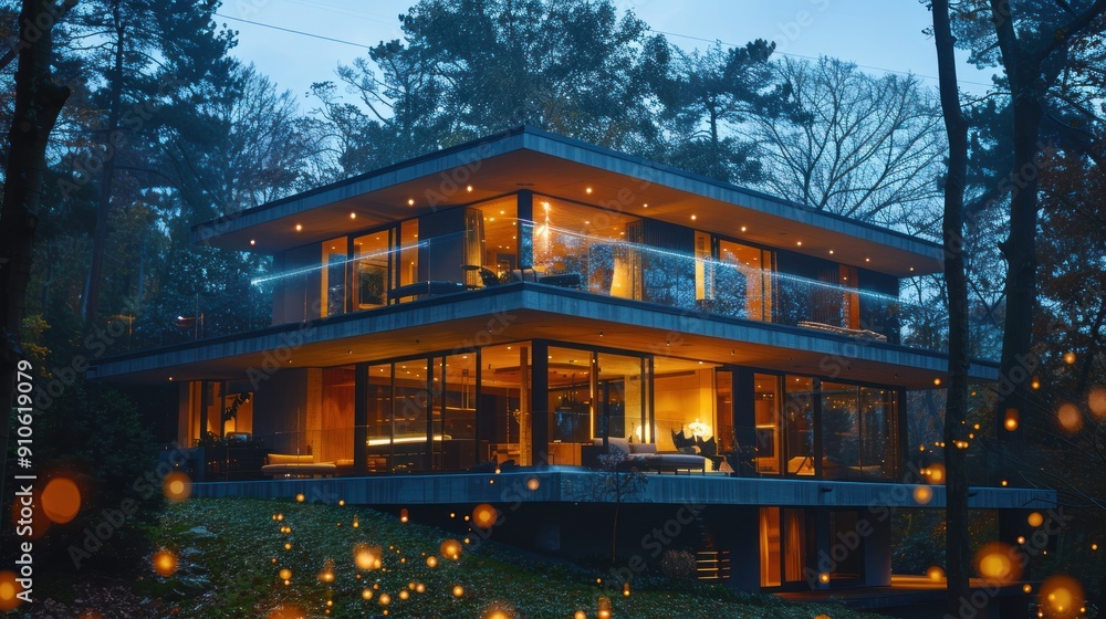 Modern Home in the Woods Modern Home in the Woods