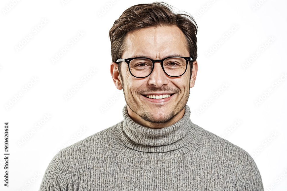 Portrait of a smiling man wearing glasses Portrait of a smiling man wearing glasses