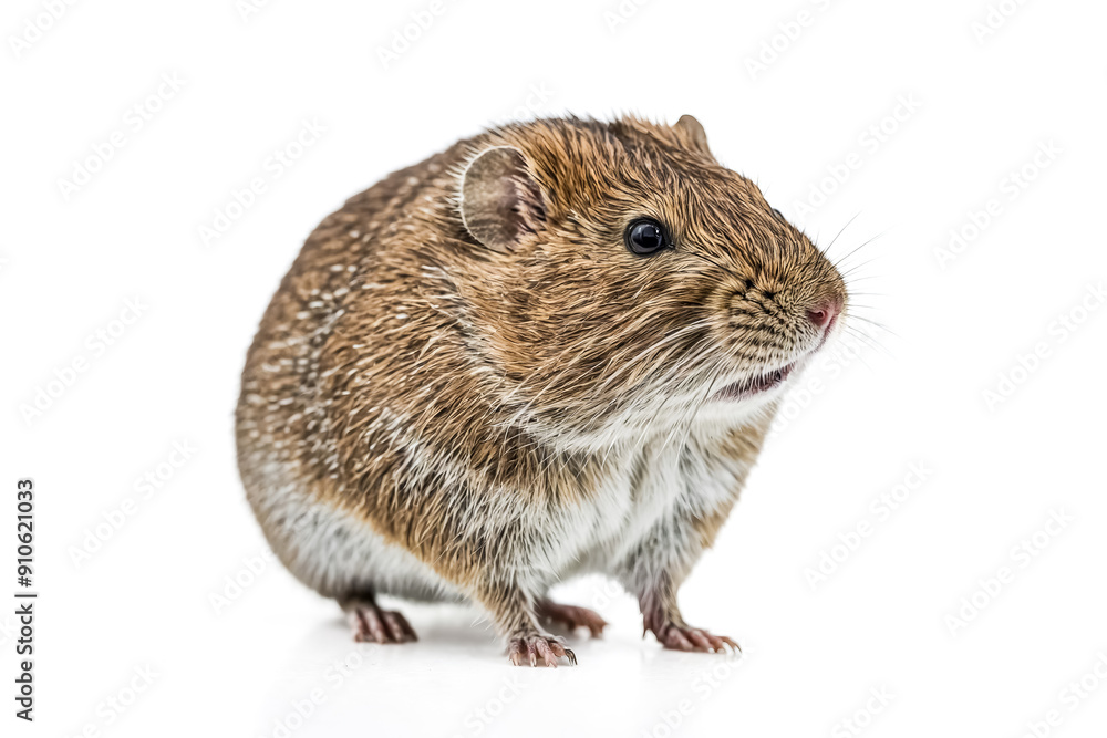 Close Up of a Cute Small Rodent with Brown Fur Close Up of a Cute Small Rodent with Brown Fur