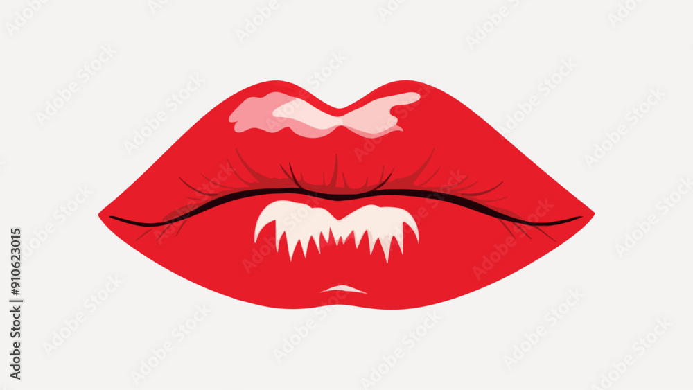 aesthetic of a lipstick kiss illustration vector aesthetic of a lipstick kiss illustration vector