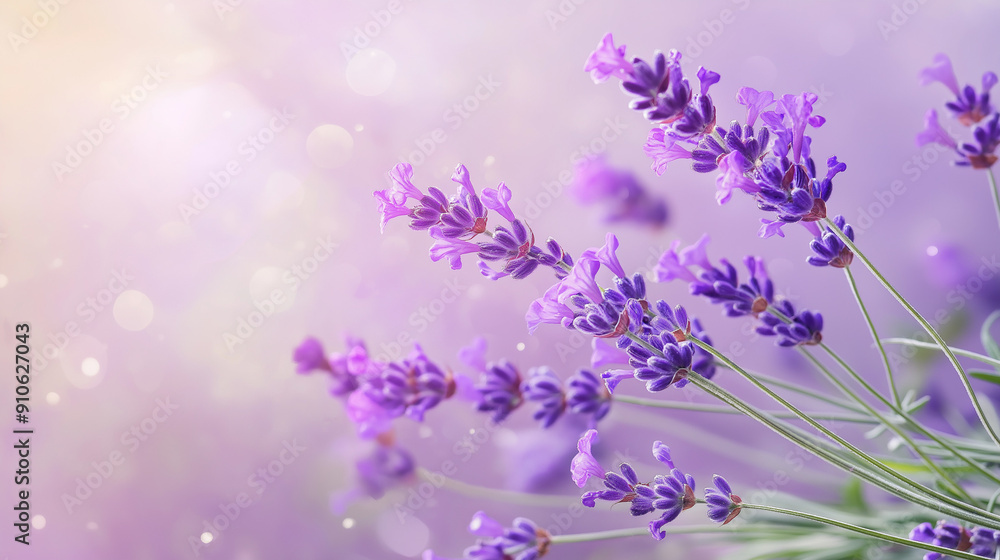 Rich lavender blooms with soft purples and gentle greens, glowing softly in the warm afternoon light. Rich lavender blooms with soft purples and gentle greens, glowing softly in the warm afternoon light.