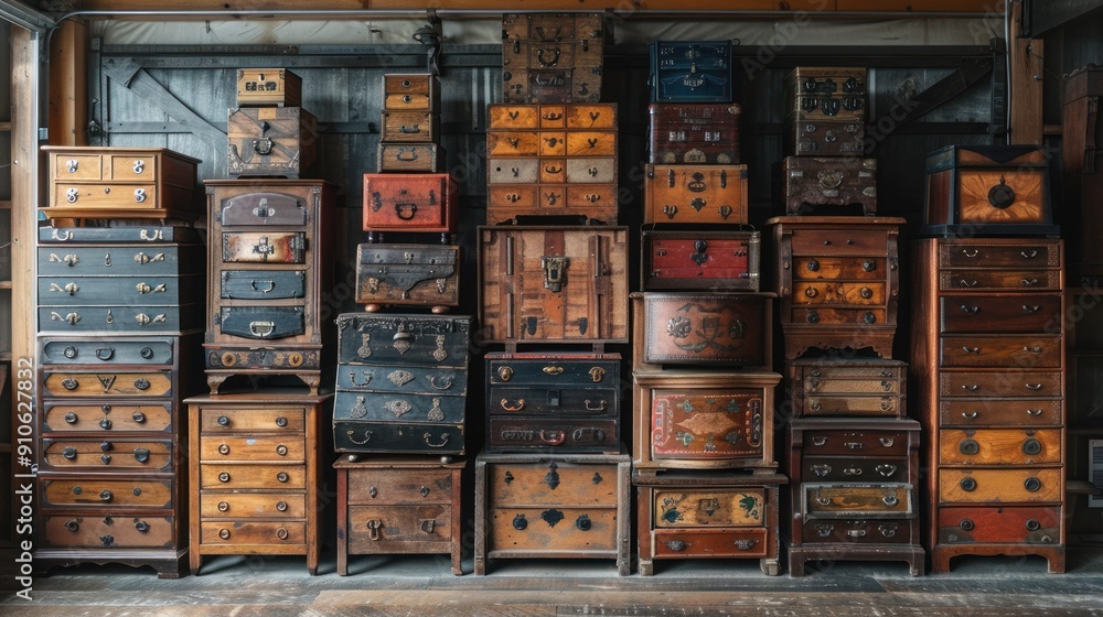 Antique Wooden Chests and Drawers Antique Wooden Chests and Drawers