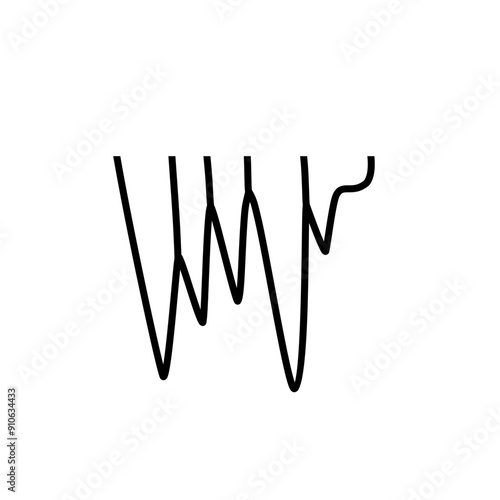 stalactite line illustration