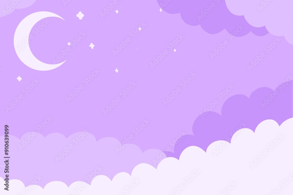 moon and stars purple background moon and stars purple background