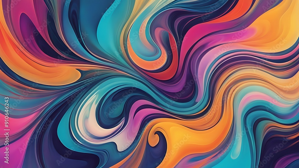 Fluid Abstract Art: Swirling, flowing abstract designs in a myriad of colors, with dynamic shapes and smooth transitions between hues. Fluid Abstract Art: Swirling, flowing abstract designs in a myriad of colors, with dynamic shapes and smooth transitions between hues.