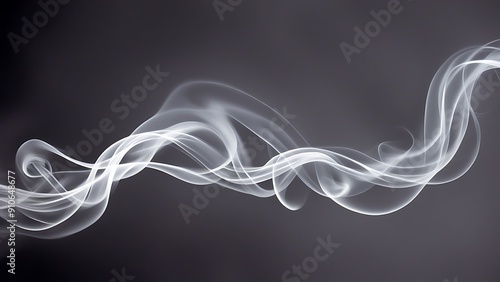 Smoke Trails: Delicate, flowing trails of smoke rising and intertwining, with soft, wispy edges and varying densities.