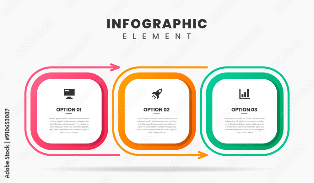 Vector Graphic of Infographic Element Design Templates with Icons and 3 Options or Steps. Suitable for Process Diagram, Presentations, Workflow Layout, Banner, Flow Chart, Infographic. Vector Graphic of Infographic Element Design Templates with Icons and 3 Options or Steps. Suitable for Process Diagram, Presentations, Workflow Layout, Banner, Flow Chart, Infographic.