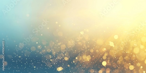Gradient and blurred bluish-colored background for business PowerPoint presentation, slight and mellow chill gold light ray barely noticeble from left corner, 4K