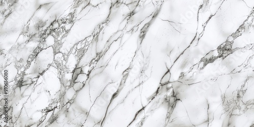 Smooth white marble with thin veining.