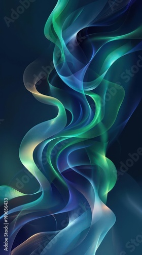 a blue and green abstract background