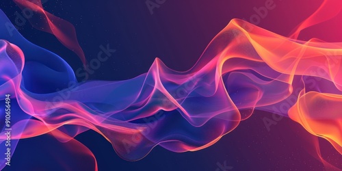 A dynamic, abstract background with fluid shapes and vibrant colors, evoking a sense of movement and energy.